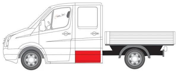 BLIC 6015-00-3548120P Interior Door Panel