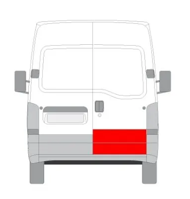 BLIC 6016-00-5088152P Interior Door Panel