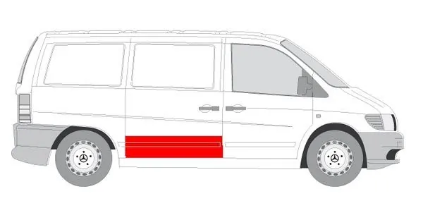 BLIC 6508-01-3541152P Interior Door Panel