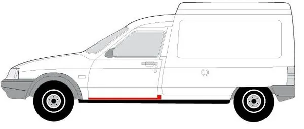 BLIC 6015-00-0516017P Rocker Panel