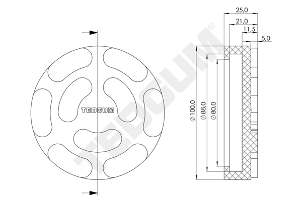 TEDGUM TED57424 Spacer