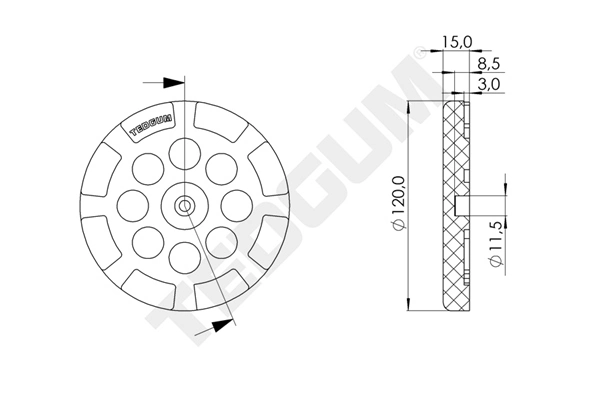 TEDGUM TED36629 Spacer