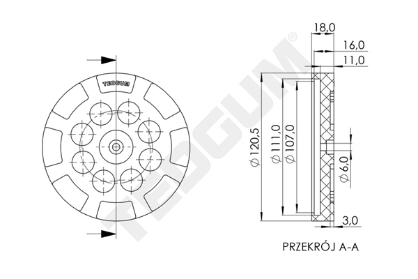 TEDGUM TED38409 Spacer