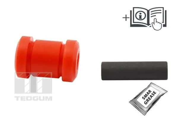 TEDGUM 00267528 Mounting, control/trailing arm