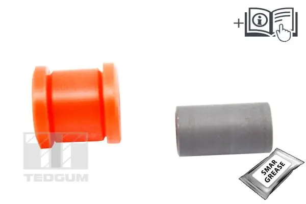 TEDGUM TED43586 Mounting, shock absorber