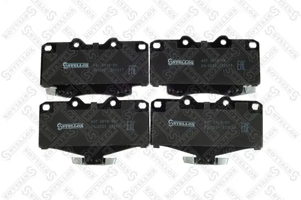 Brake Pad Set, disc brake 437 001B-SX