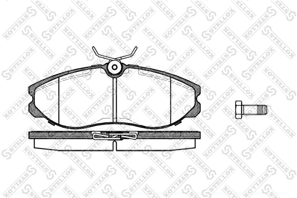 Brake Pad Set, disc brake 473 000B-SX