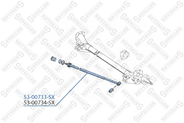 STELLOX 53-00733-SX Control/Trailing Arm, wheel suspension