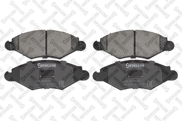 Brake Pad Set, disc brake 654 020B-SX