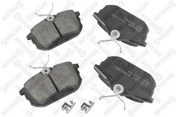 Brake Pad Set, disc brake 616 012-SX