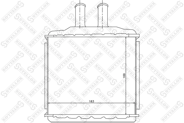 Heat Exchanger, interior heating 10-35105-SX
