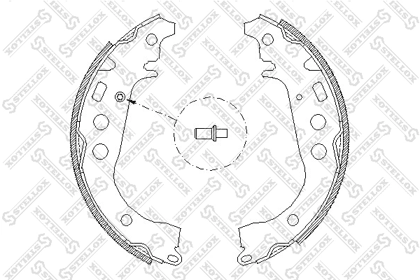 Brake Shoe Set 112 100-SX