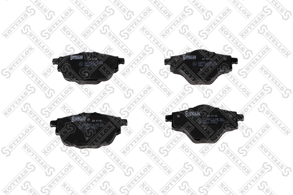 Brake Pad Set, disc brake 689 017-SX