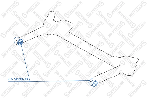Mounting, control/trailing arm 87-74139-SX