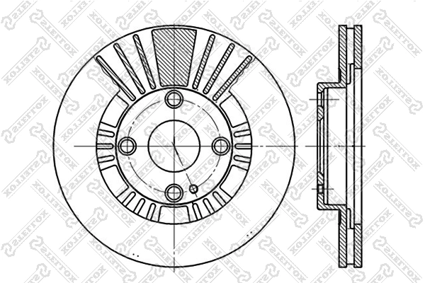 Brake Disc 6020-3235V-SX