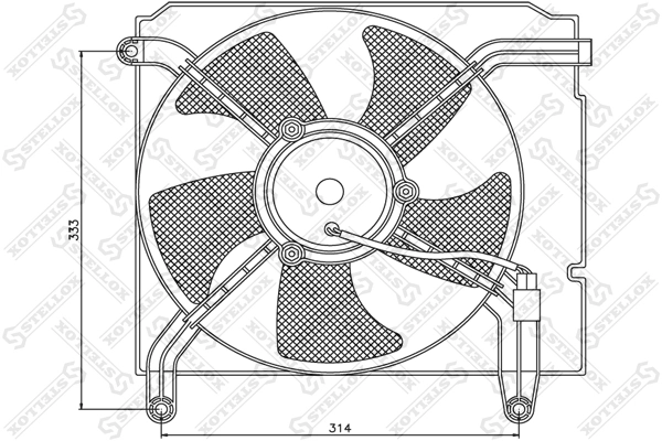 Fan, engine cooling 29-99251-SX