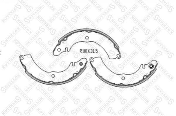 Brake Shoe Set 000 119-SX