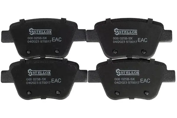 Brake Pad Set, disc brake 000 025B-SX