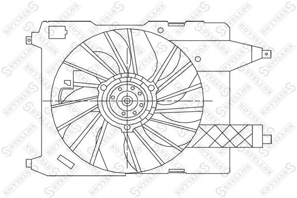 Fan, engine cooling 29-99410-SX