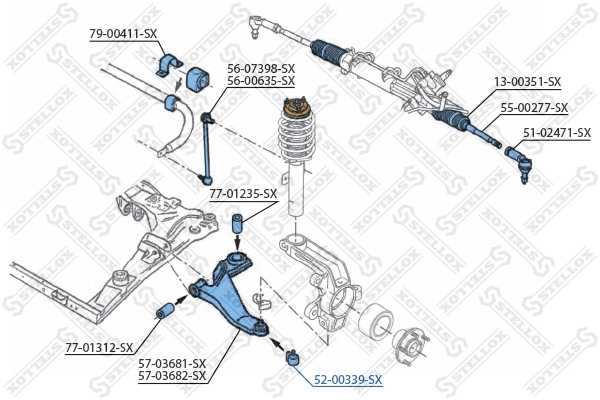 STELLOX 52-00339-SX Ball Joint