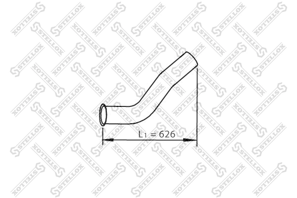Exhaust Pipe 82-03790-SX