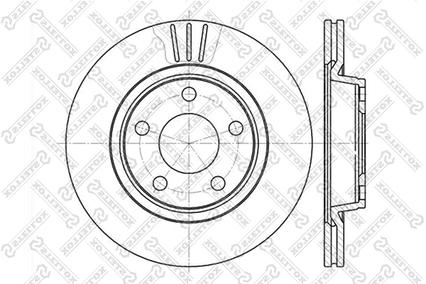 Brake Disc 6020-4762V-SX