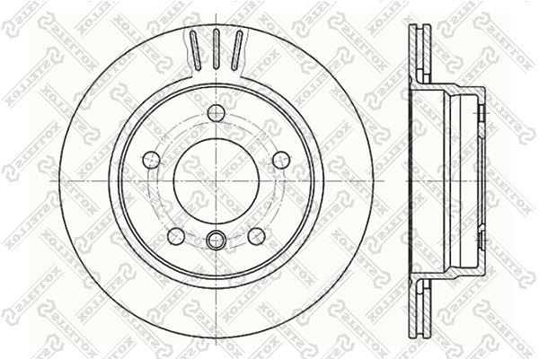 Brake Disc 6020-1535V-SX
