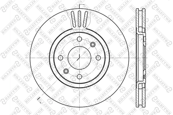 Brake Disc 6020-3720V-SX