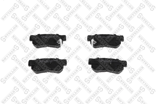 Brake Pad Set, disc brake 757 002B-SX