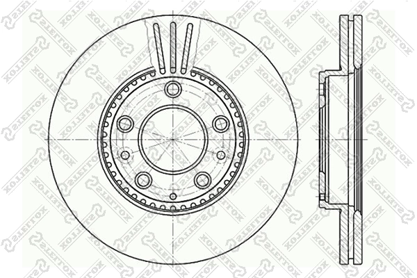 Brake Disc 6020-3245V-SX