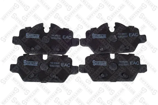 Brake Pad Set, disc brake 1143 000B-SX