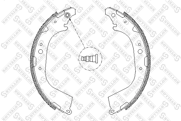 Brake Shoe Set 661 101-SX