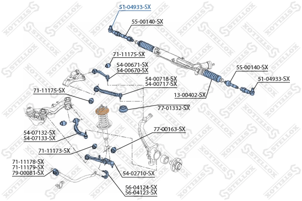Tie Rod End 51-04933-SX