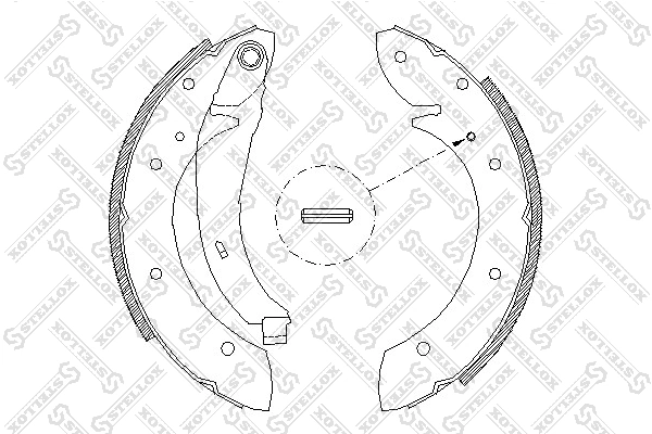 Brake Shoe Set 407 102-SX