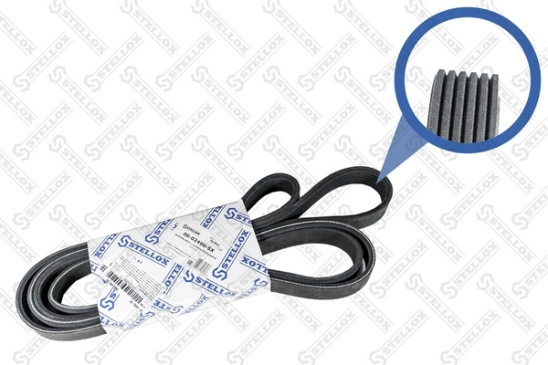 V-Ribbed Belt 06-02490-SX