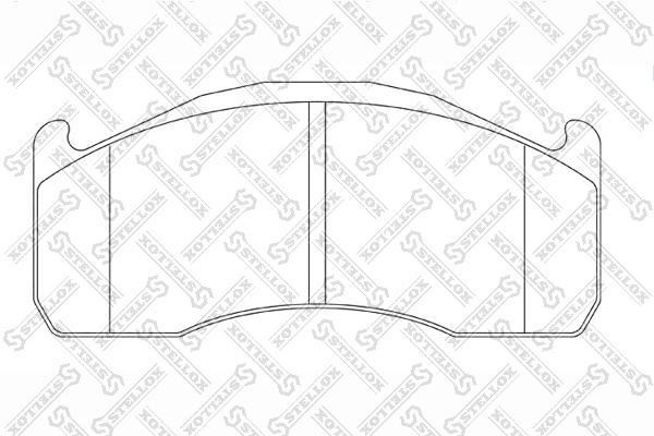 Brake Pad Set, disc brake 85-11466-SX