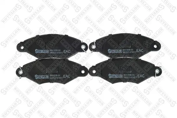 Brake Pad Set, disc brake 654 000B-SX