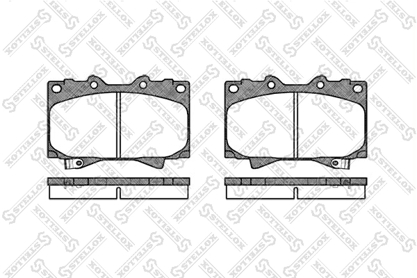 Brake Pad Set, disc brake 718 004-SX
