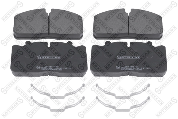 Brake Pad Set, disc brake 85-01416-SX