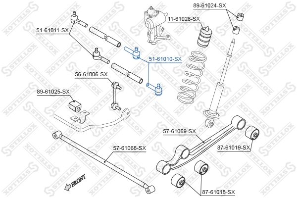STELLOX 51-61010-SX Tie Rod End
