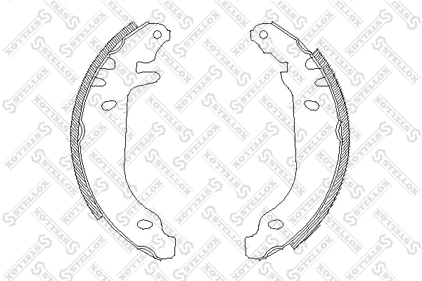 Brake Shoe Set 180 100-SX