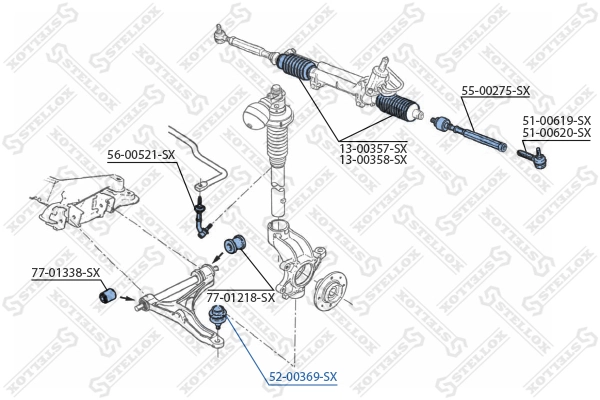 STELLOX 52-00369-SX Ball Joint
