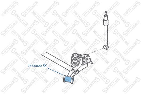 Mounting, control/trailing arm 77-00820-SX