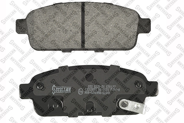 Brake Pad Set, disc brake 000 022B-SX