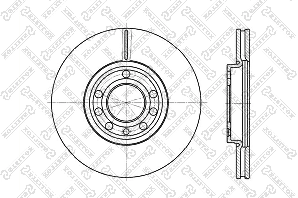 Brake Disc 6020-3645V-SX