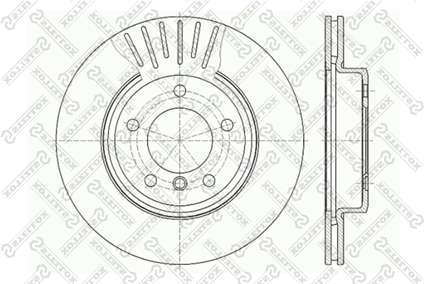Brake Disc 6020-1540V-SX