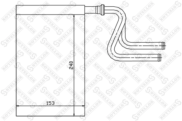 Heat Exchanger, interior heating 10-35024-SX
