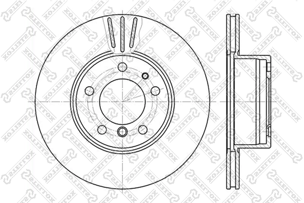 Brake Disc 6020-1519V-SX