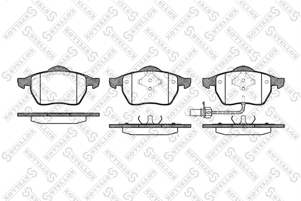 Brake Pad Set, disc brake 401 011B-SX