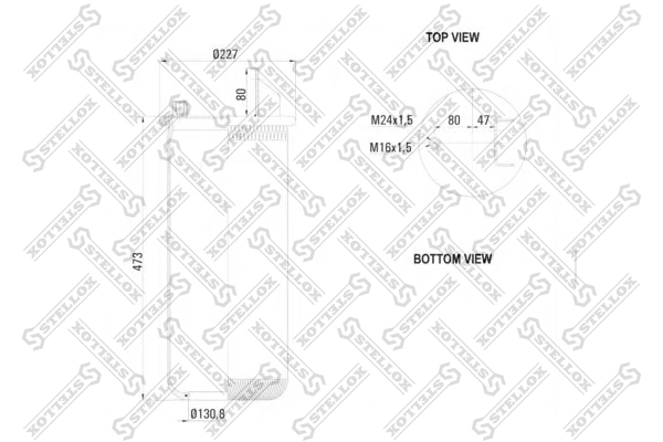 Bellow, air suspension 90-64160-SX